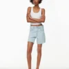 Denim Forum Yoko Hi-rise Mid-thigh Denim Short Denim Forum Yoko Hi-rise Mid-thigh Denim Short