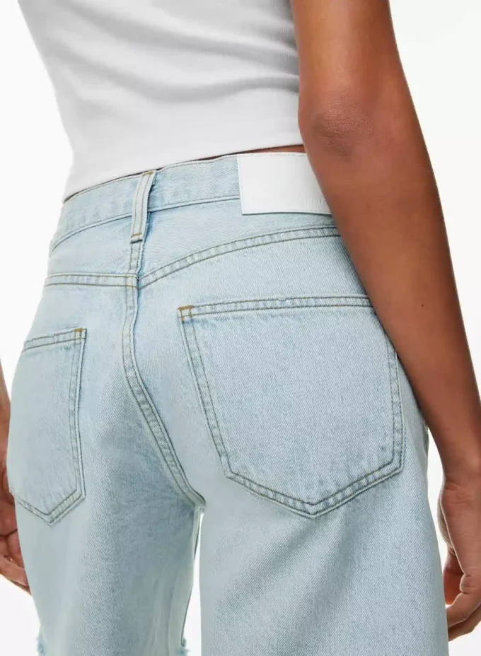 Denim Forum Yoko Hi-rise Mid-thigh Denim Short Denim Forum Yoko Hi-rise Mid-thigh Denim Short