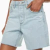 Denim Forum Yoko Hi-rise Mid-thigh Denim Short Denim Forum Yoko Hi-rise Mid-thigh Denim Short