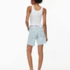 Denim Forum Yoko Hi-rise Mid-thigh Denim Short Denim Forum Yoko Hi-rise Mid-thigh Denim Short