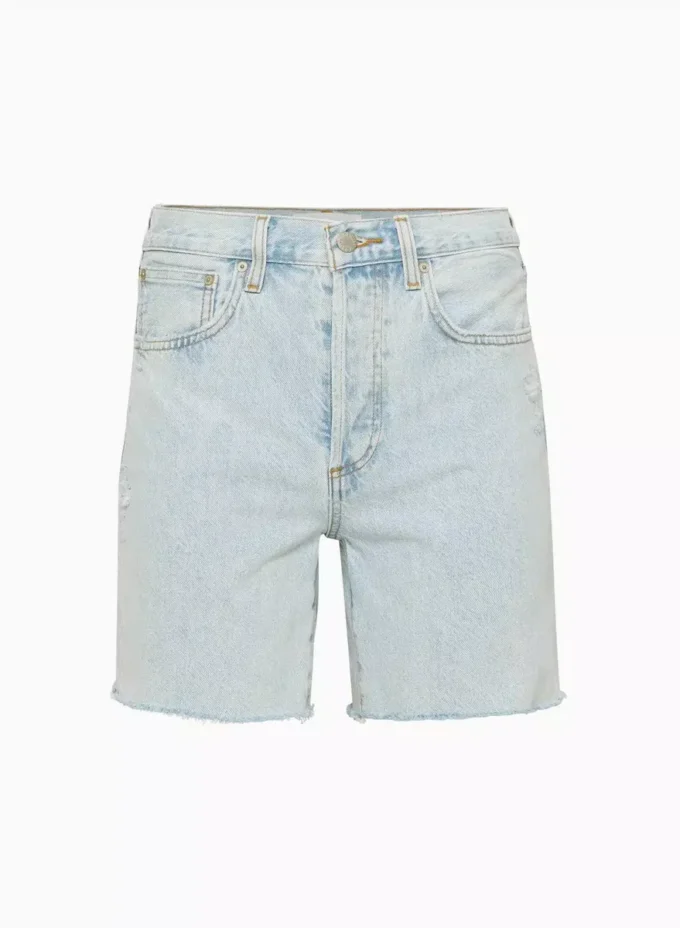 Denim Forum Yoko Hi-rise Mid-thigh Denim Short Denim Forum Yoko Hi-rise Mid-thigh Denim Short