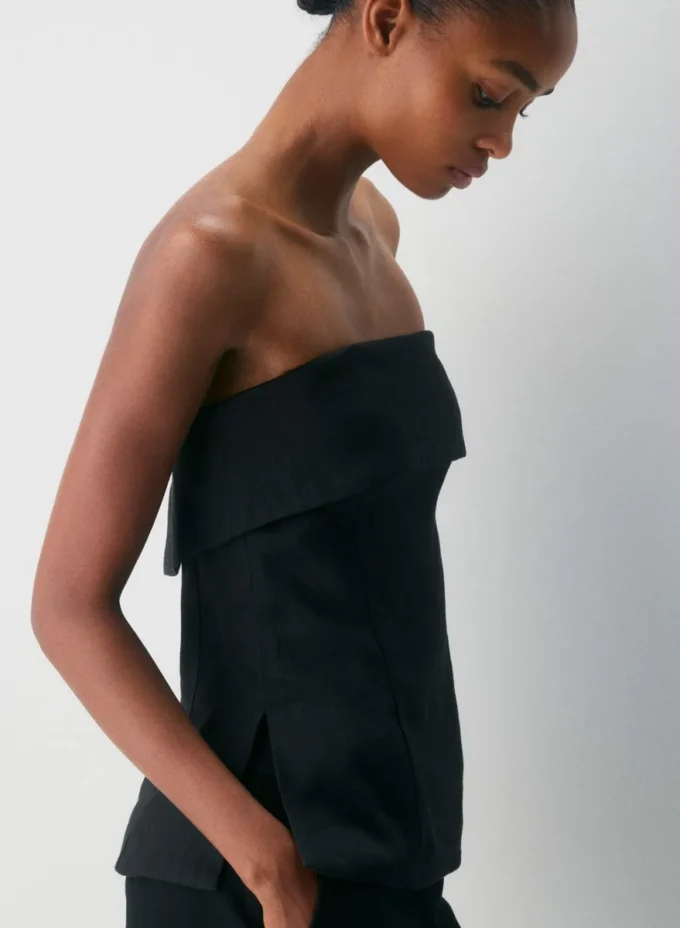 Element Linen Tube Top