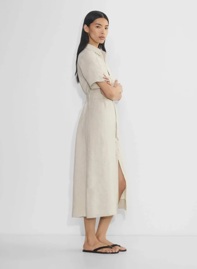 Eleta linne maxi-kjole