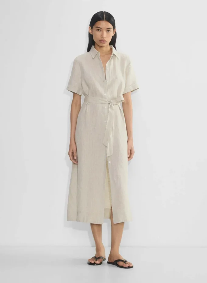 Eleta linne maxi-kjole