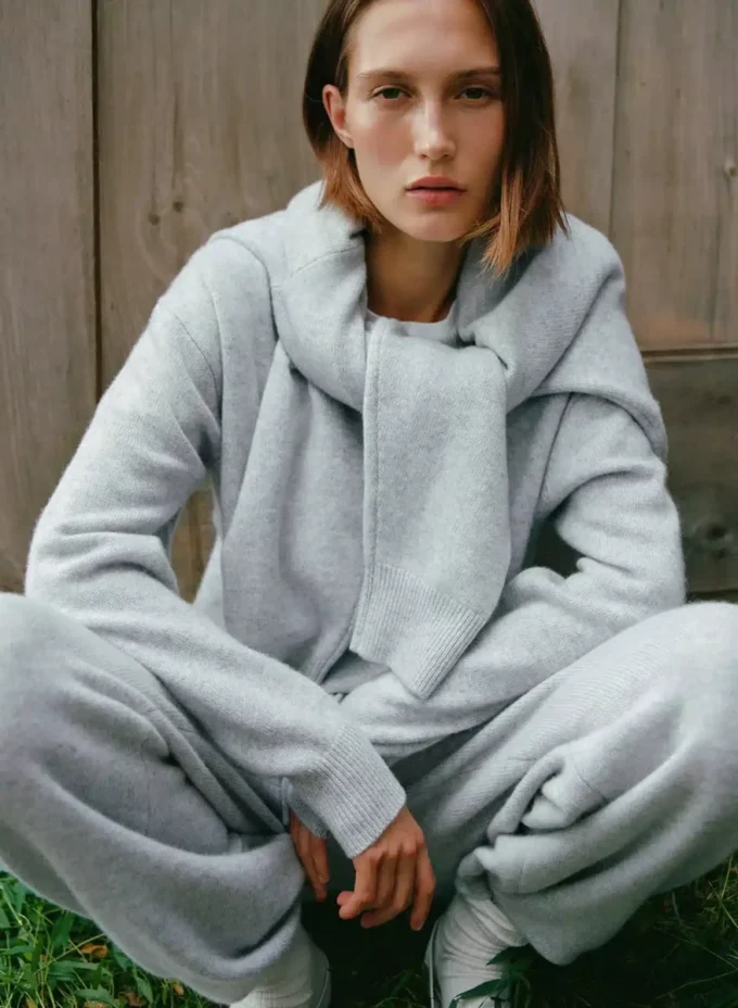 Essential Cashmere Hi-rise Wide Pant Essential Cashmere Hi-rise Wide Pant