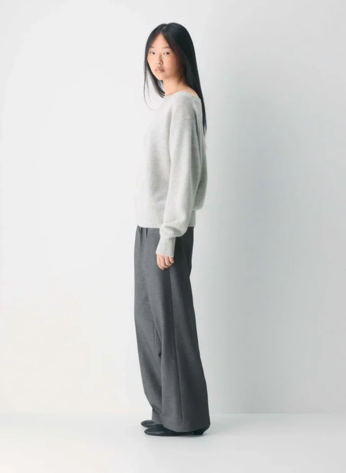Essential Cashmere Relaxed Boatneck Sweater