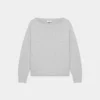 Essential Cashmere Relaxed Boatneck Sweater