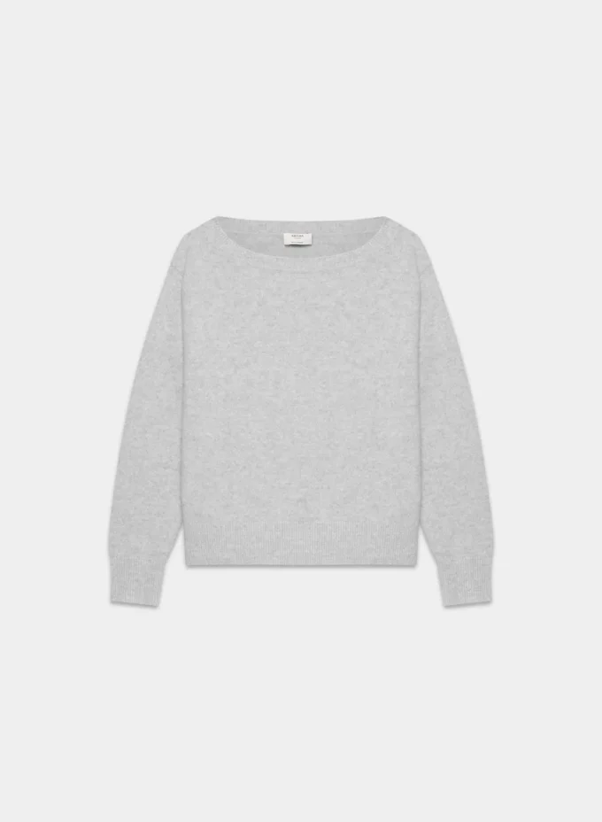 Essential Cashmere Relaxed Boatneck Sweater
