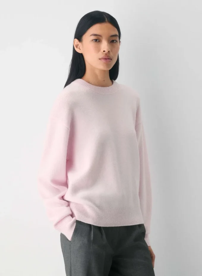 Essential Cashmere Relaxed Crew Sweater Essential Cashmere Relaxed Crew Sweater