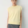 Essential Cashmere Relaxed Crew Vest Essential Cashmere Relaxed Crew Vest