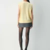 Essential Cashmere Relaxed Crew Vest Essential Cashmere Relaxed Crew Vest