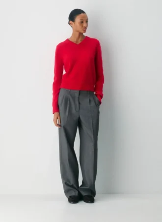 Essential Cashmere V-hals genser