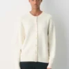 Essential Merino Wool Crew Cardigan Essential Merino Wool Crew Cardigan