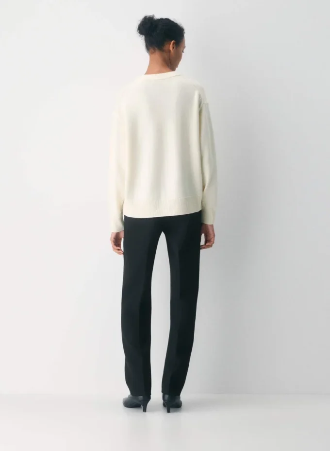 Essential Merino Wool Crew Cardigan Essential Merino Wool Crew Cardigan