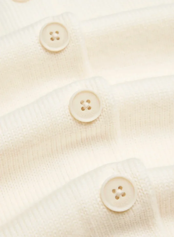 Essential Merino Wool Crew Cardigan Essential Merino Wool Crew Cardigan