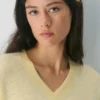 Feather Cashmere Avslappet genser med V-hals Feather Cashmere Avslappet genser med V-hals