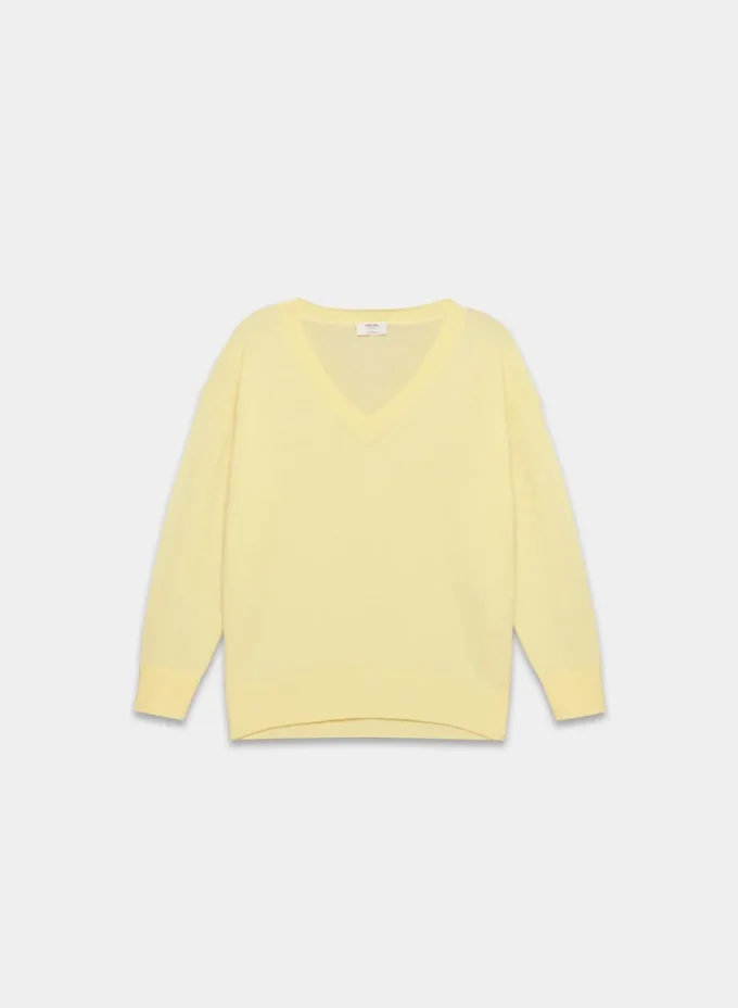 Feather Cashmere Avslappet genser med V-hals Feather Cashmere Avslappet genser med V-hals