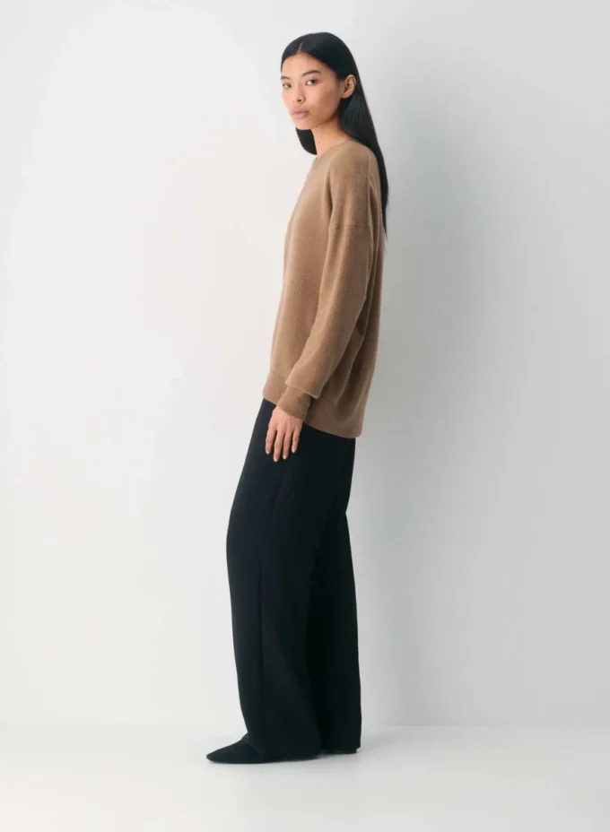 Feather Cashmere Relaxed Crew Sweater Feather Cashmere Relaxed Crew Sweater