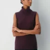 Feather Cashmere Relaxed Turtleneck Tank Feather Cashmere Relaxed Turtleneck Tank