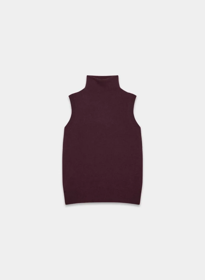 Feather Cashmere Relaxed Turtleneck Tank Feather Cashmere Relaxed Turtleneck Tank