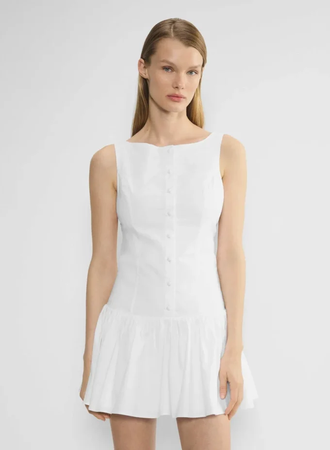 Foxglove Poplin-kjole