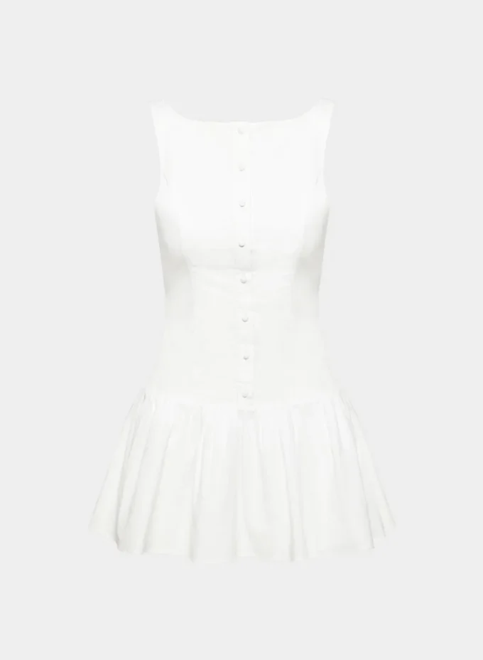Foxglove Poplin-kjole