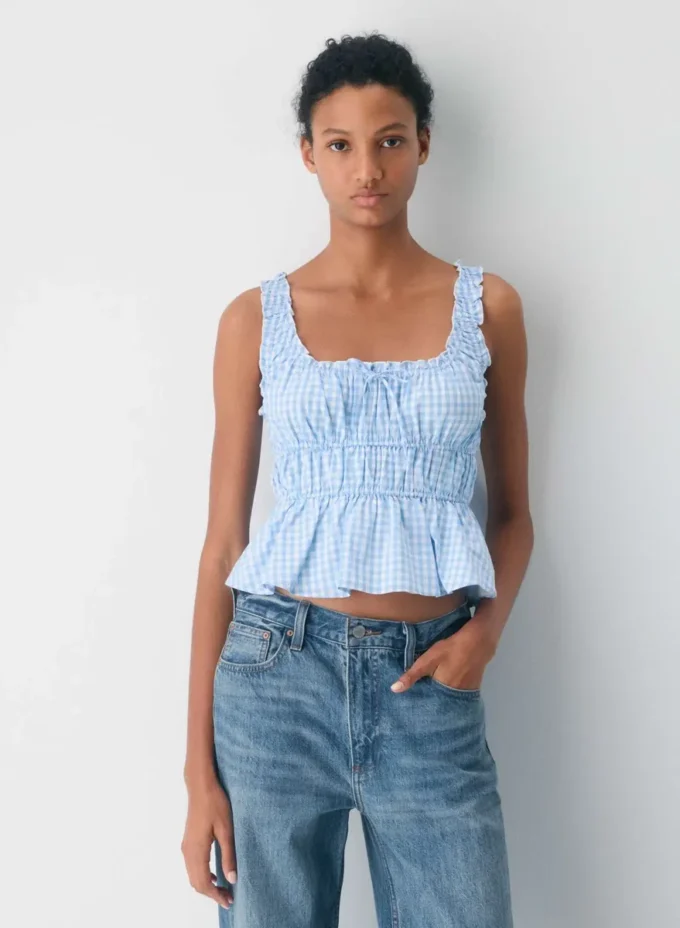 Helena Poplin-top