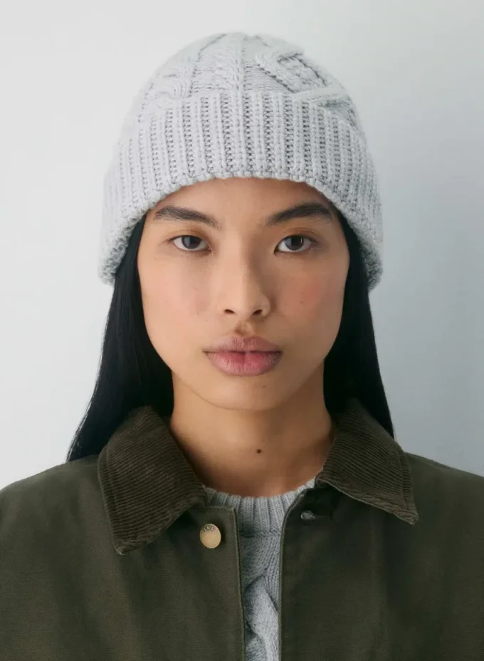 Heritage Knit Merino Wool Beanie Heritage Knit Merino Wool Beanie