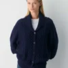 Heritage Knit Merino Wool Cardigan