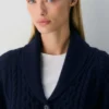 Heritage Knit Merino Wool Cardigan