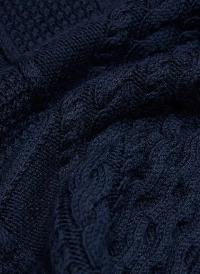 Heritage Knit Merino Wool Cardigan