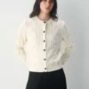 Heritage Knit Merino Wool Crew Cardigan Heritage Knit Merino Wool Crew Cardigan