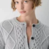 Heritage Knit Merino Wool Crew Cardigan Heritage Knit Merino Wool Crew Cardigan