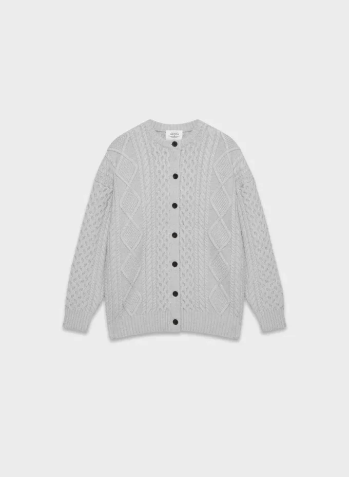 Heritage Knit Merino Wool Crew Cardigan Heritage Knit Merino Wool Crew Cardigan