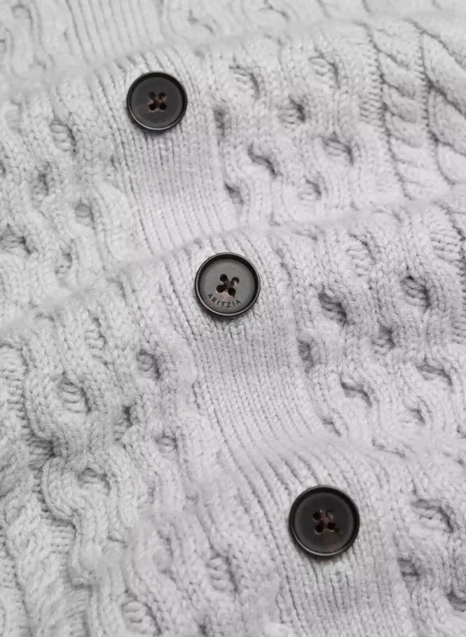 Heritage Knit Merino Wool Crew Cardigan Heritage Knit Merino Wool Crew Cardigan