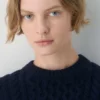 Heritage Knit Merino Wool Crew Hi-hip Sweater
