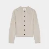 Heritage Knit Merino Wool Crew HiHip Cardigan Heritage Knit Merino Wool Crew HiHip Cardigan