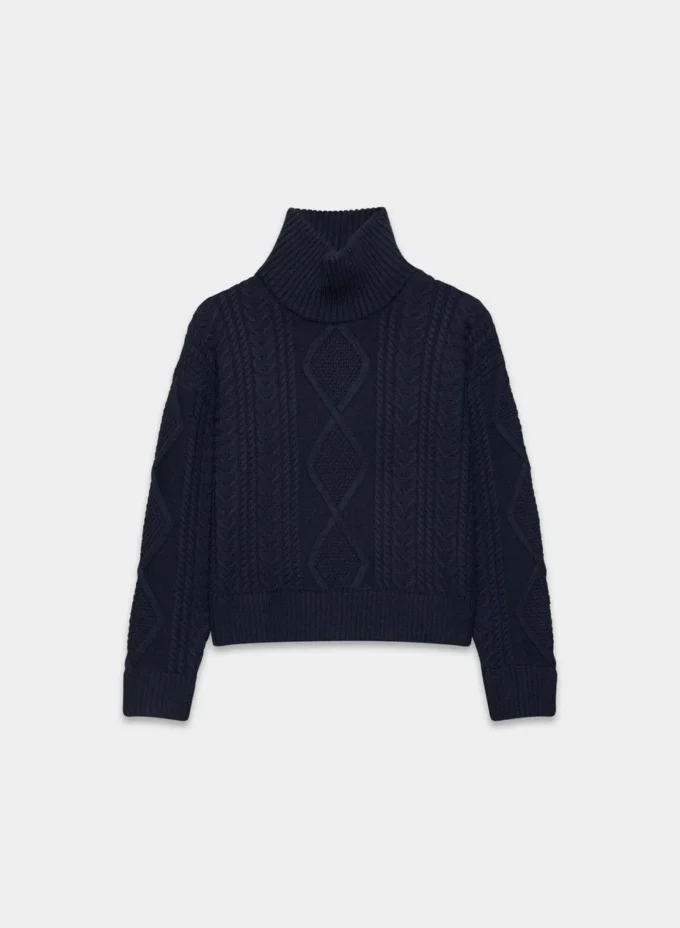 Heritage Knit Merino Wool Hi-hip Turtleneck Heritage Knit Merino Wool Hi-hip Turtleneck