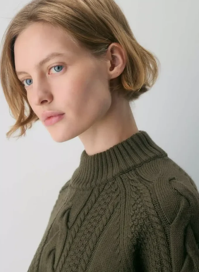 Heritage Knit Merino Wool Mockneck Longsleeve Heritage Knit Merino Wool Mockneck Longsleeve