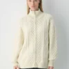 Heritage Knit Merino Wool Mockneck Zip-up Heritage Knit Merino Wool Mockneck Zip-up
