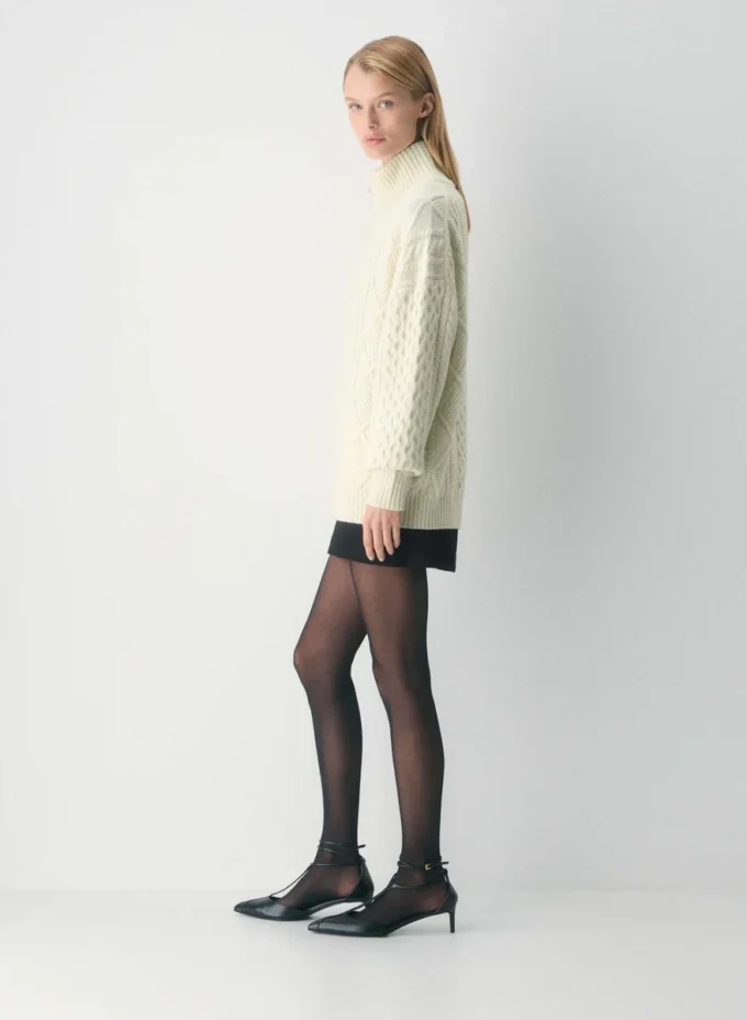 Heritage Knit Merino Wool Mockneck Zip-up Heritage Knit Merino Wool Mockneck Zip-up