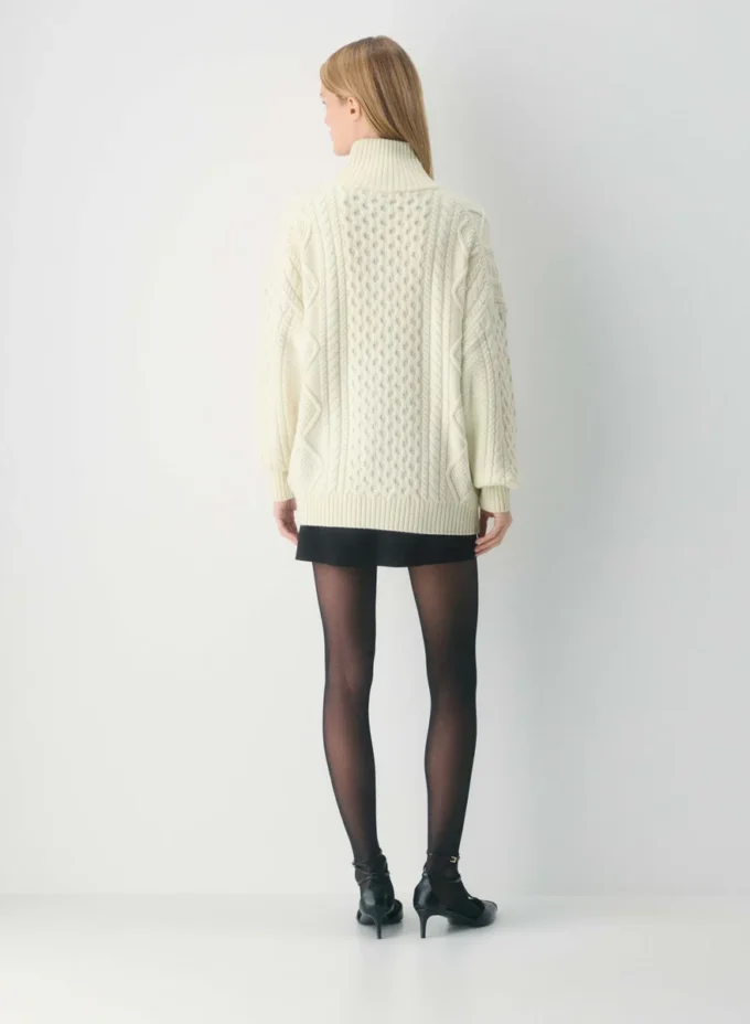 Heritage Knit Merino Wool Mockneck Zip-up Heritage Knit Merino Wool Mockneck Zip-up