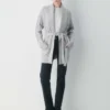 Heritage Knit Merino Wool Open-front Cardigan Heritage Knit Merino Wool Open-front Cardigan