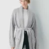 Heritage Knit Merino Wool Open-front Cardigan Heritage Knit Merino Wool Open-front Cardigan