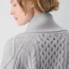 Heritage Knit Merino Wool Open-front Cardigan Heritage Knit Merino Wool Open-front Cardigan