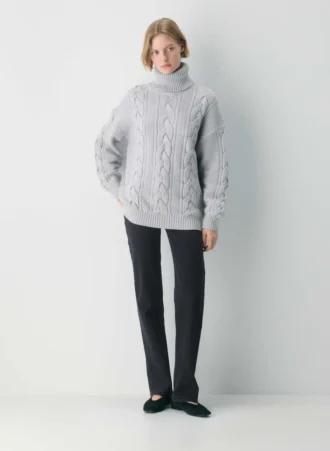 Heritage Knit Merino Wool Turtleneck
