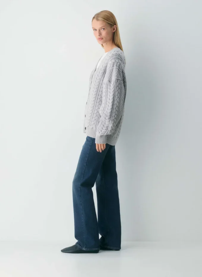 Heritage Knit Merino Wool V-neck Cardigan Heritage Knit Merino Wool V-neck Cardigan
