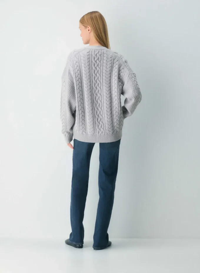 Heritage Knit Merino Wool V-neck Cardigan Heritage Knit Merino Wool V-neck Cardigan