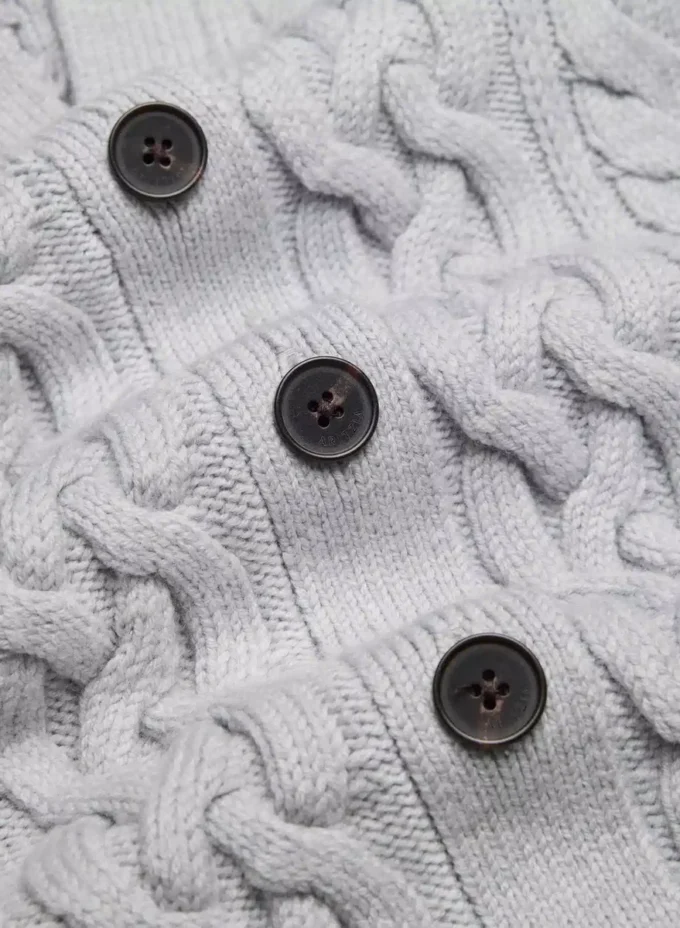 Heritage Knit Merino Wool V-neck Cardigan Heritage Knit Merino Wool V-neck Cardigan