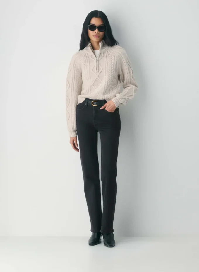 Heritage Merino Wool 1/4 Zip Hi-hip Sweater Heritage Merino Wool 1/4 Zip Hi-hip Sweater